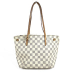 Louis Vuitton Shoulder Bag Cabas PM Damier Azur Canvas White — view 2