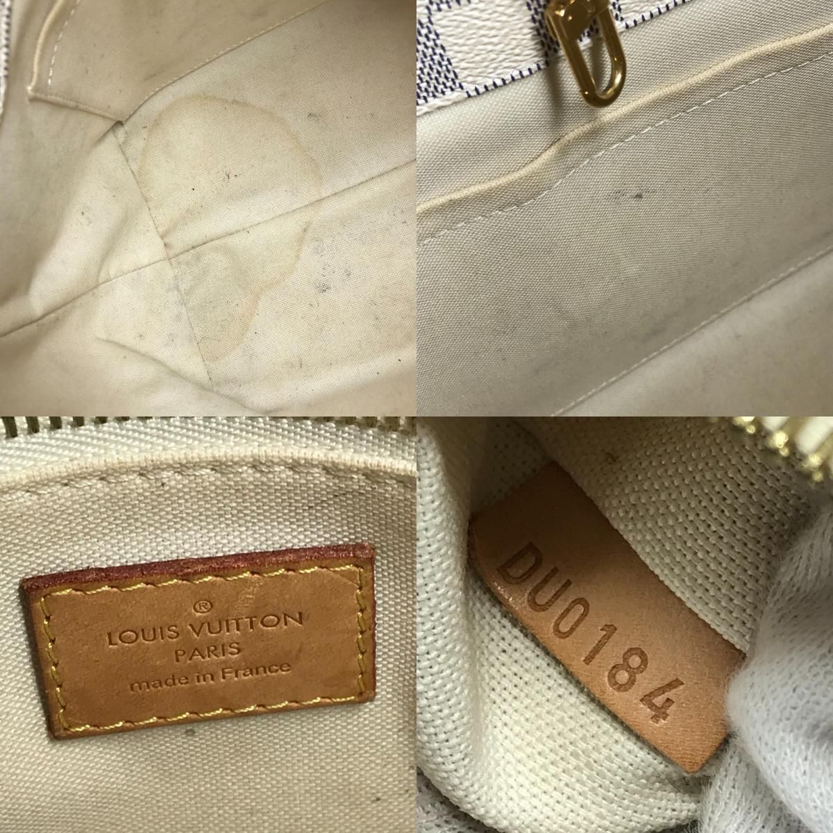 Louis Vuitton Shoulder Bag Cabas PM Damier Azur Canvas White — view 8