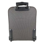 Hermes Travel Bag 2 Wheels Shoes Logo Canvas Gray — view 2