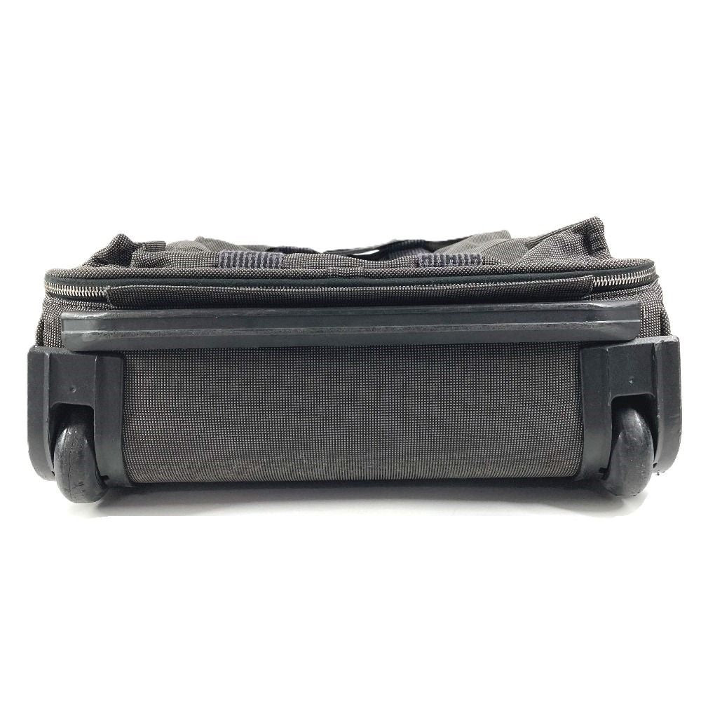 Hermes Travel Bag 2 Wheels Shoes Logo Canvas Gray — view 5