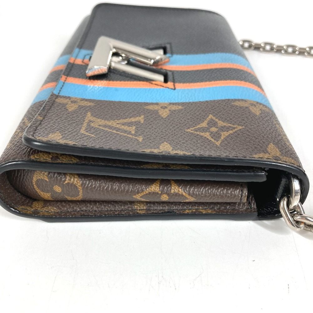 Hermes Wallet Portefeuille Twist Monogram Canvas Brown — view 3