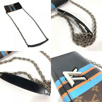 Hermes Wallet Portefeuille Twist Monogram Canvas Brown — view 8