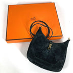 Hermes Shoulder Bag Mini Trim Dobris Black — view 2