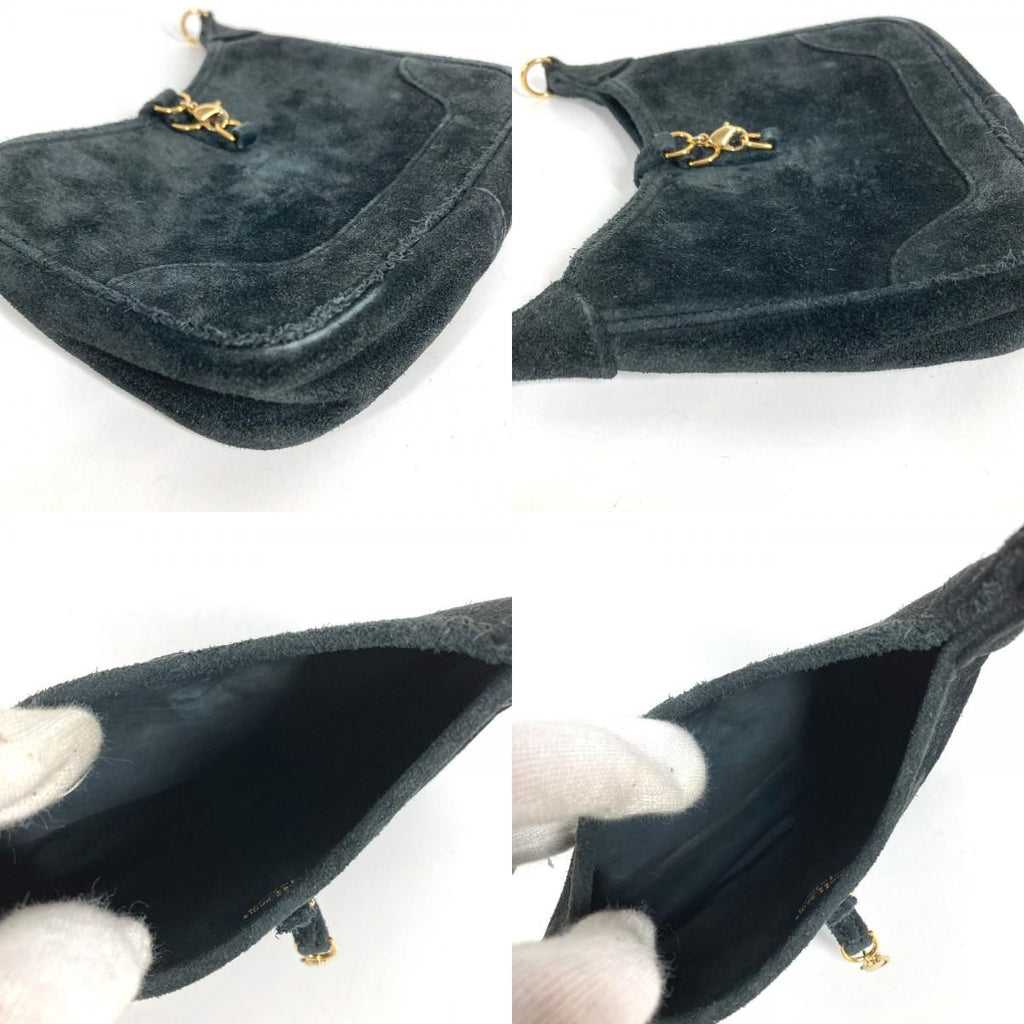 Hermes Shoulder Bag Mini Trim Dobris Black — view 8