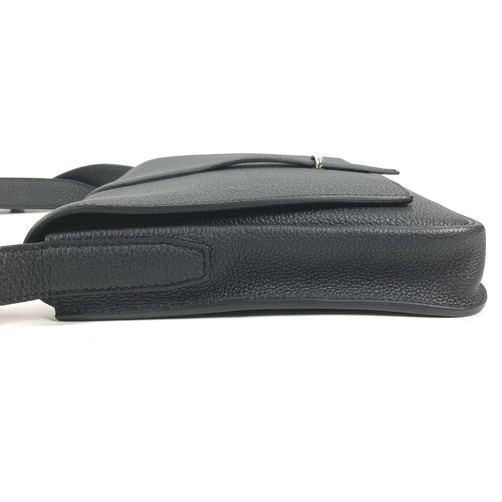 Hermes Shoulder Bag Steve Light Junior Togo Black — view 4