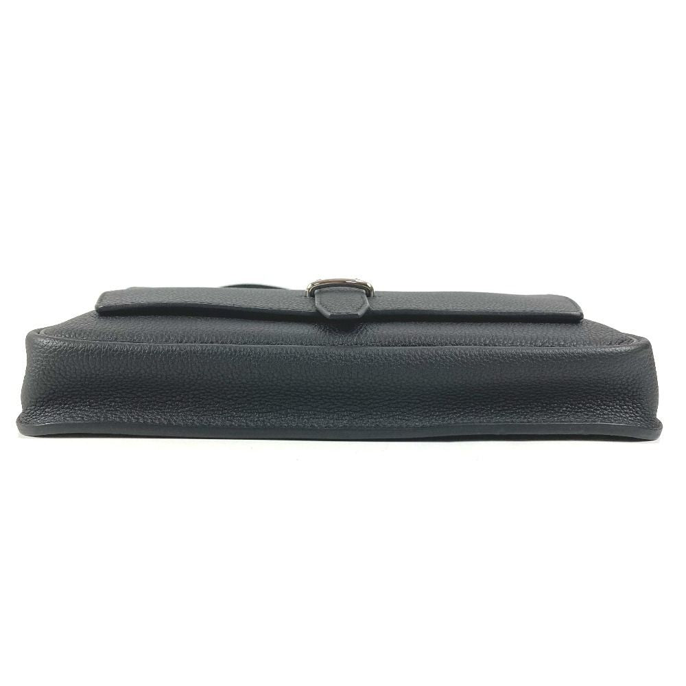 Hermes Shoulder Bag Steve Light Junior Togo Black — view 5
