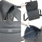 Hermes Shoulder Bag Steve Light Junior Togo Black — view 8