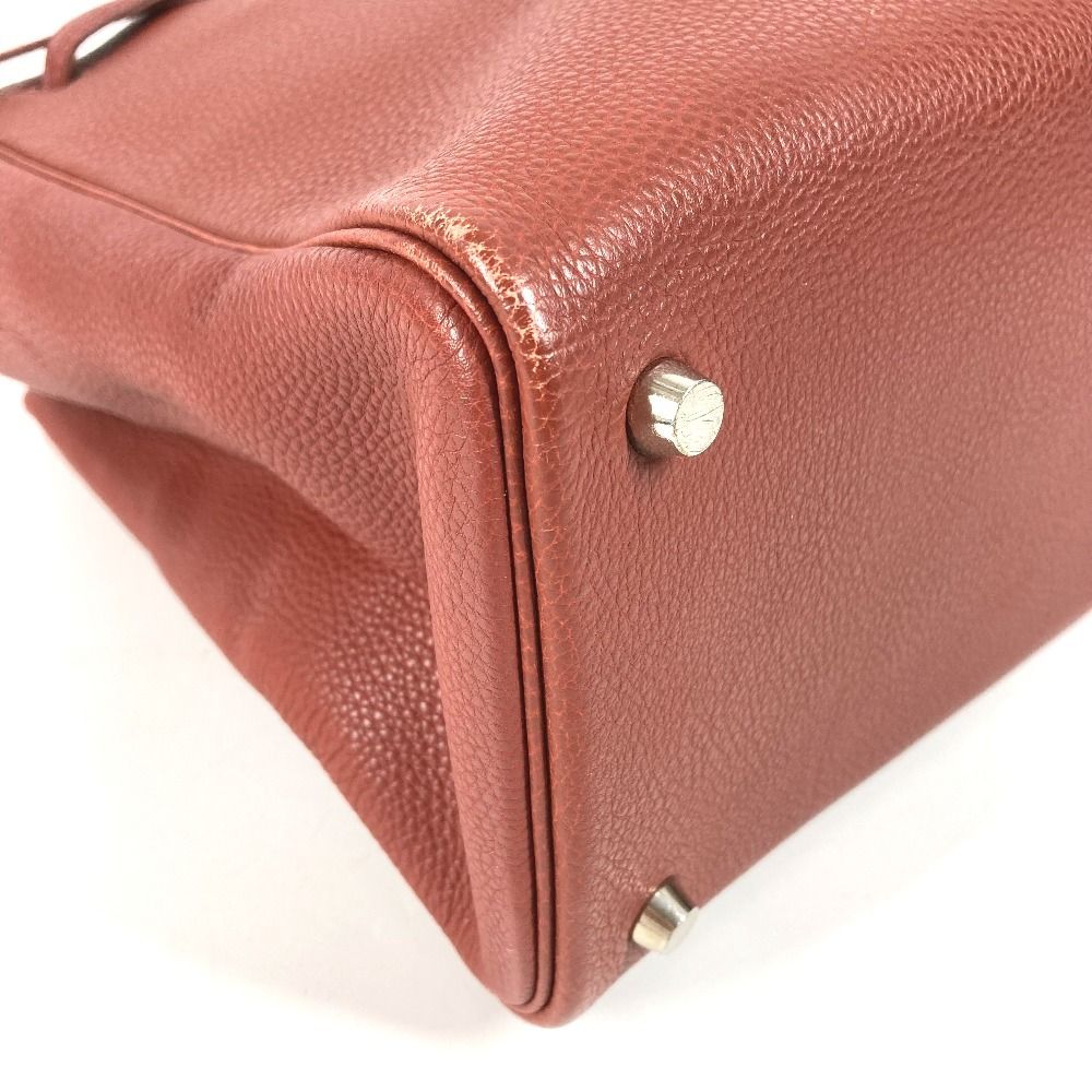 Hermes Shoulder Bag Cabana Leather Brown — view 6