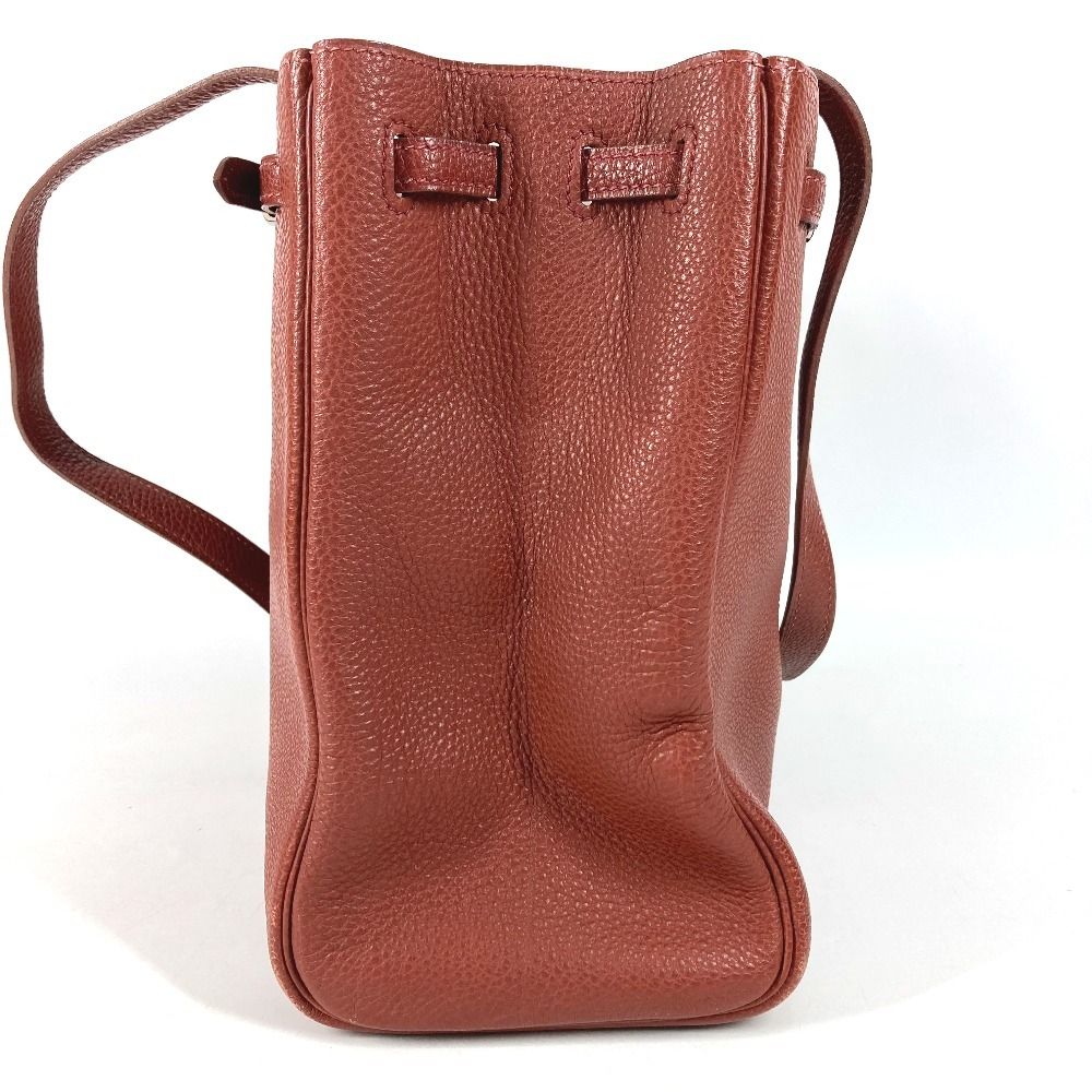 Hermes Shoulder Bag Cabana Leather Brown — view 4