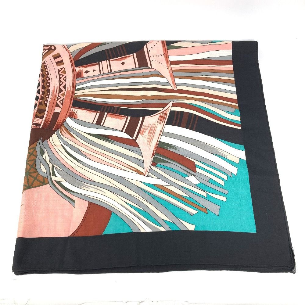 Hermes Scarf Carre Geant 140 Cashmere Black — view 4
