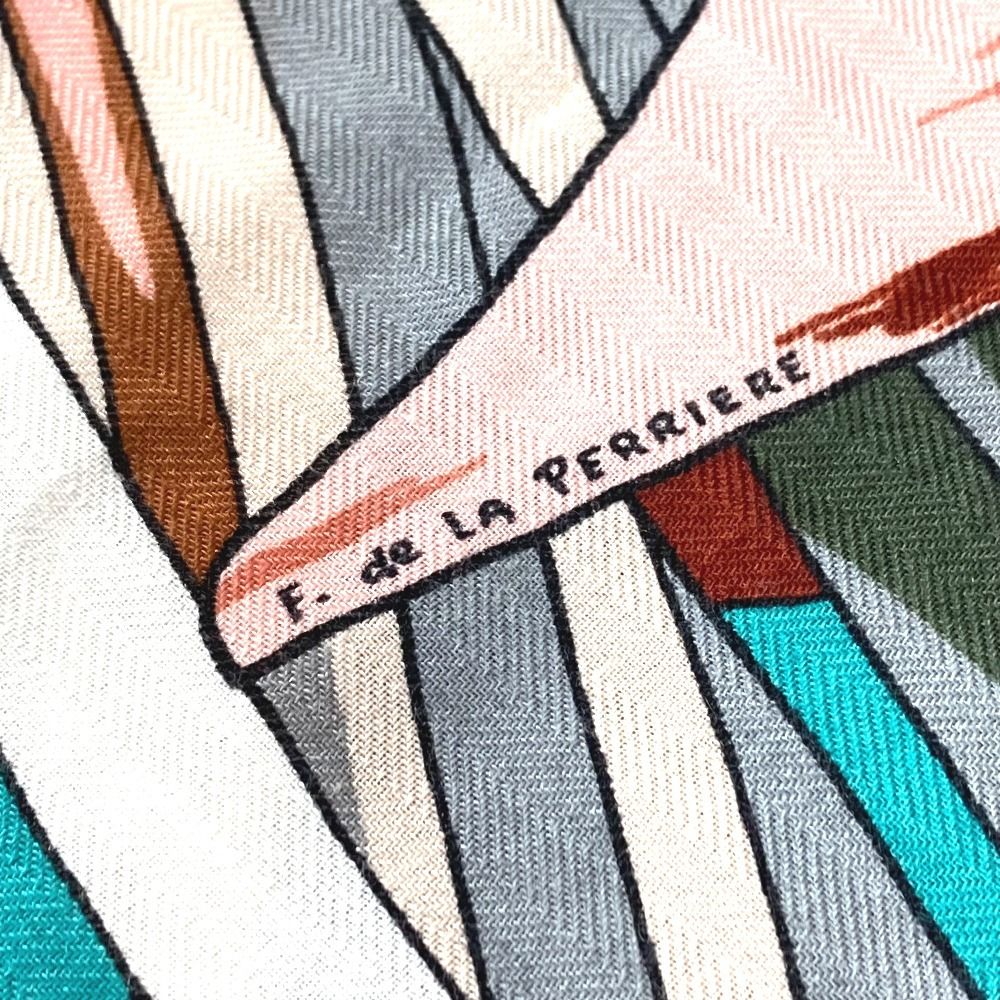 Hermes Scarf Carre Geant 140 Cashmere Black — view 5