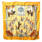Hermes Scarf Carre 90 Silk Orange — view 2