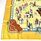 Hermes Scarf Carre 90 Silk Orange — view 5