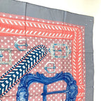 Hermes Scarf Carre 90 Washed Silk Pink — view 3