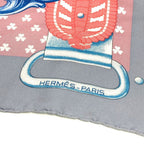 Hermes Scarf Carre 90 Washed Silk Pink — view 7