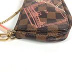 Louis Vuitton Handbag Mini Pochette Accessoire Damier Canvas Ebene Brown — view 5