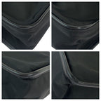 Prada Tessuto Black Silver Nylon Shoulder Bag Pochette — view 3