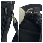 Prada Tessuto Black Silver Nylon Shoulder Bag Pochette — view 6