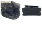 Prada Tessuto Black Silver Nylon Shoulder Bag Pochette — view 9