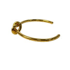 Celine Knot Extra Thin Bracelet Gold Finish Brass — view 3