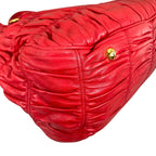 Prada Shoulder Bag Nappa Goful Tote Red — view 9