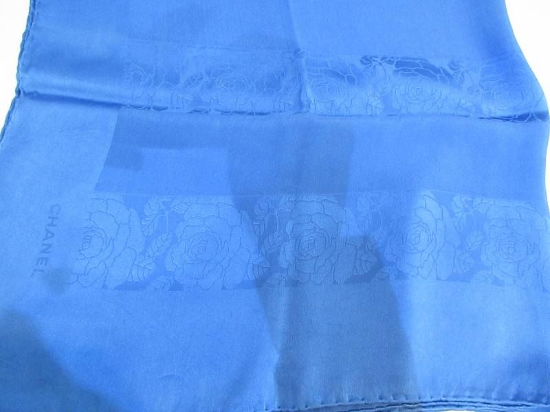 Chanel Scarf Blue — view 3