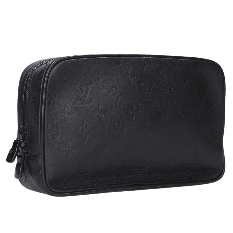 Louis Vuitton Trousse Toilet Monogram Shadow Leather Pouch GM — view 2