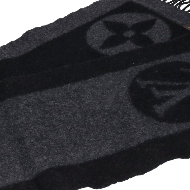 Louis Vuitton Echarpe Cardiff Monogram Logo Scarf — view 3
