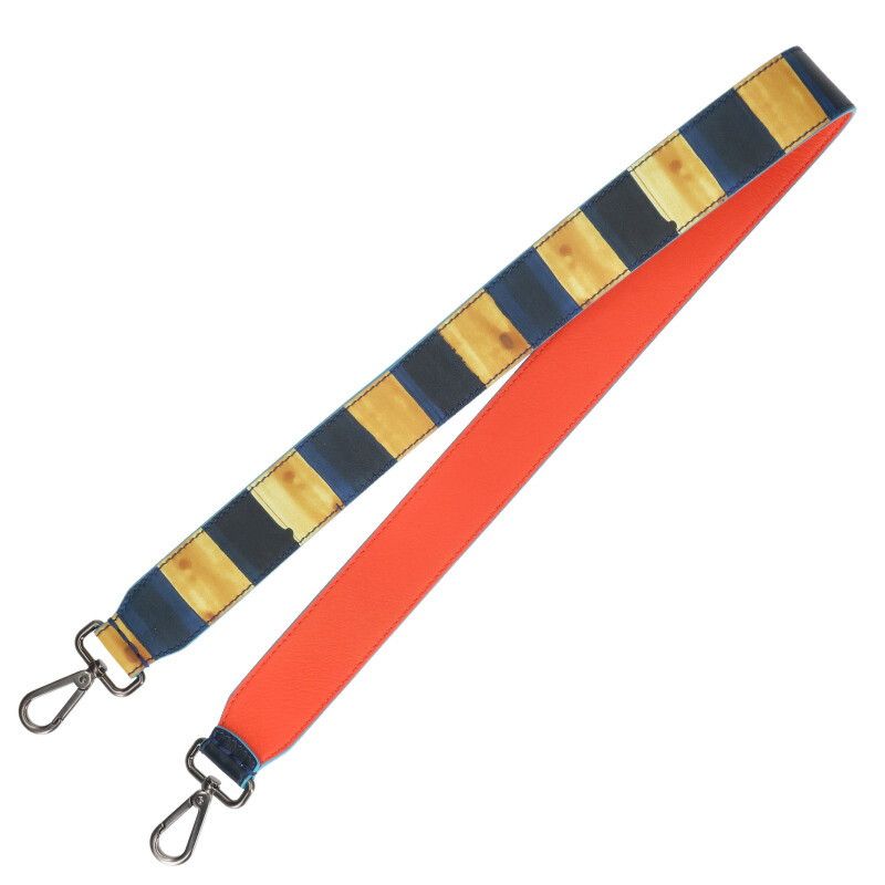 Fendi Strap You Pecan Graffiti Striped Leather — view 2