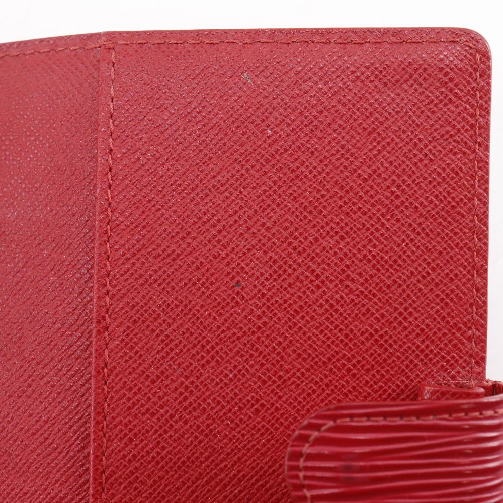Louis Vuitton Agenda PM Epi Leather Castilian Red Notebook Cover — view 9