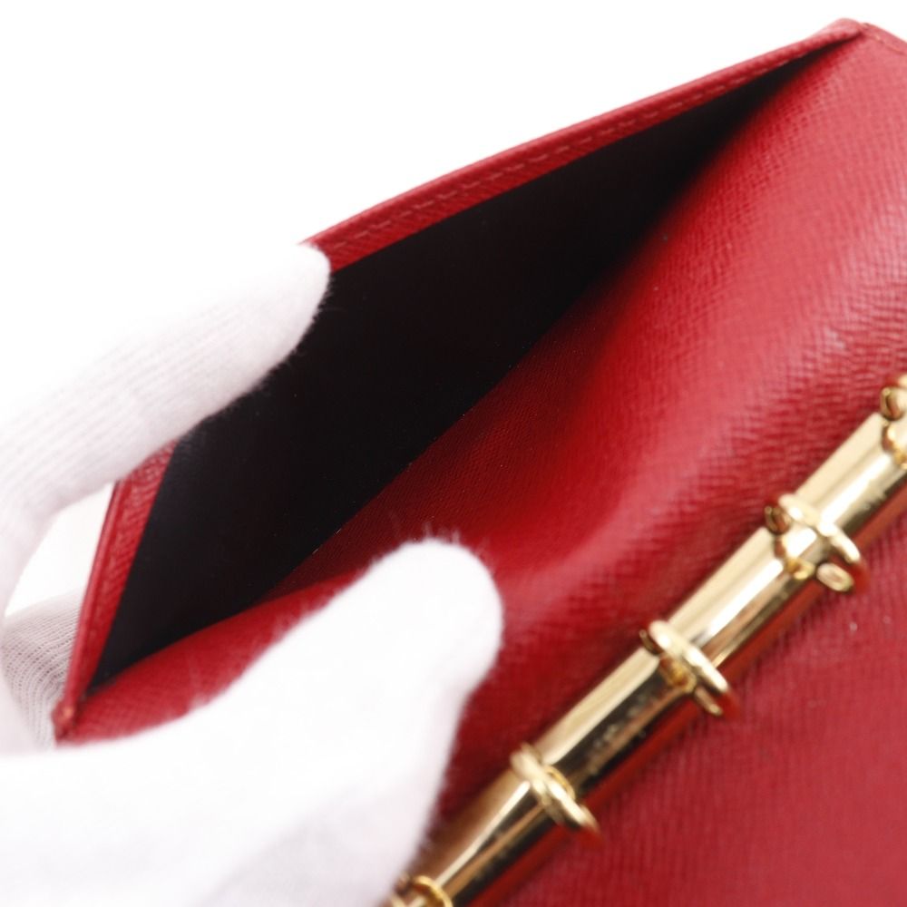 Louis Vuitton Agenda PM Epi Leather Castilian Red Notebook Cover — view 7
