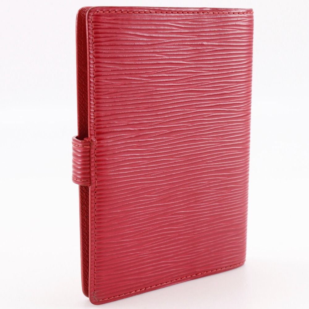 Louis Vuitton Agenda PM Epi Leather Castilian Red Notebook Cover — view 3