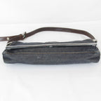 Fendi Logo Shoulder Pouch Mini Bag Denim Navy High Casual — view 7