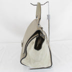 Celine Small Trapeze 2-Way Shoulder Bag Leather Suede Beige High — view 3