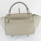 Celine Small Trapeze 2-Way Shoulder Bag Leather Suede Beige High — view 2
