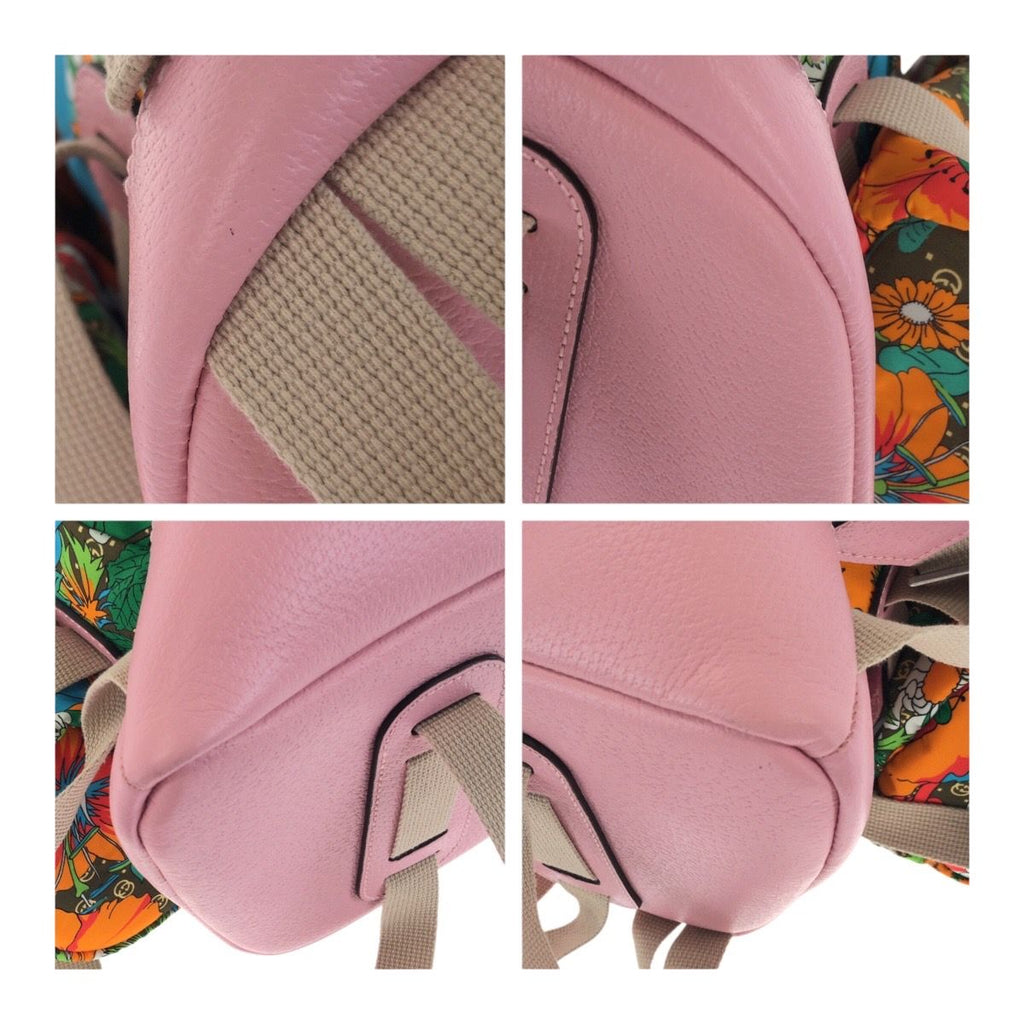 Gucci North Face Flower Multicolor Backpack — view 3