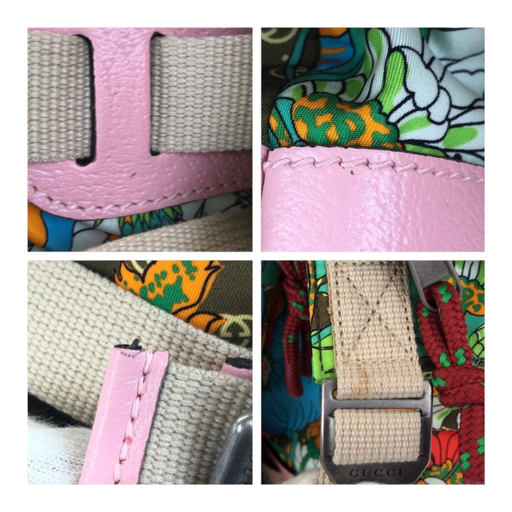 Gucci North Face Flower Multicolor Backpack — view 5