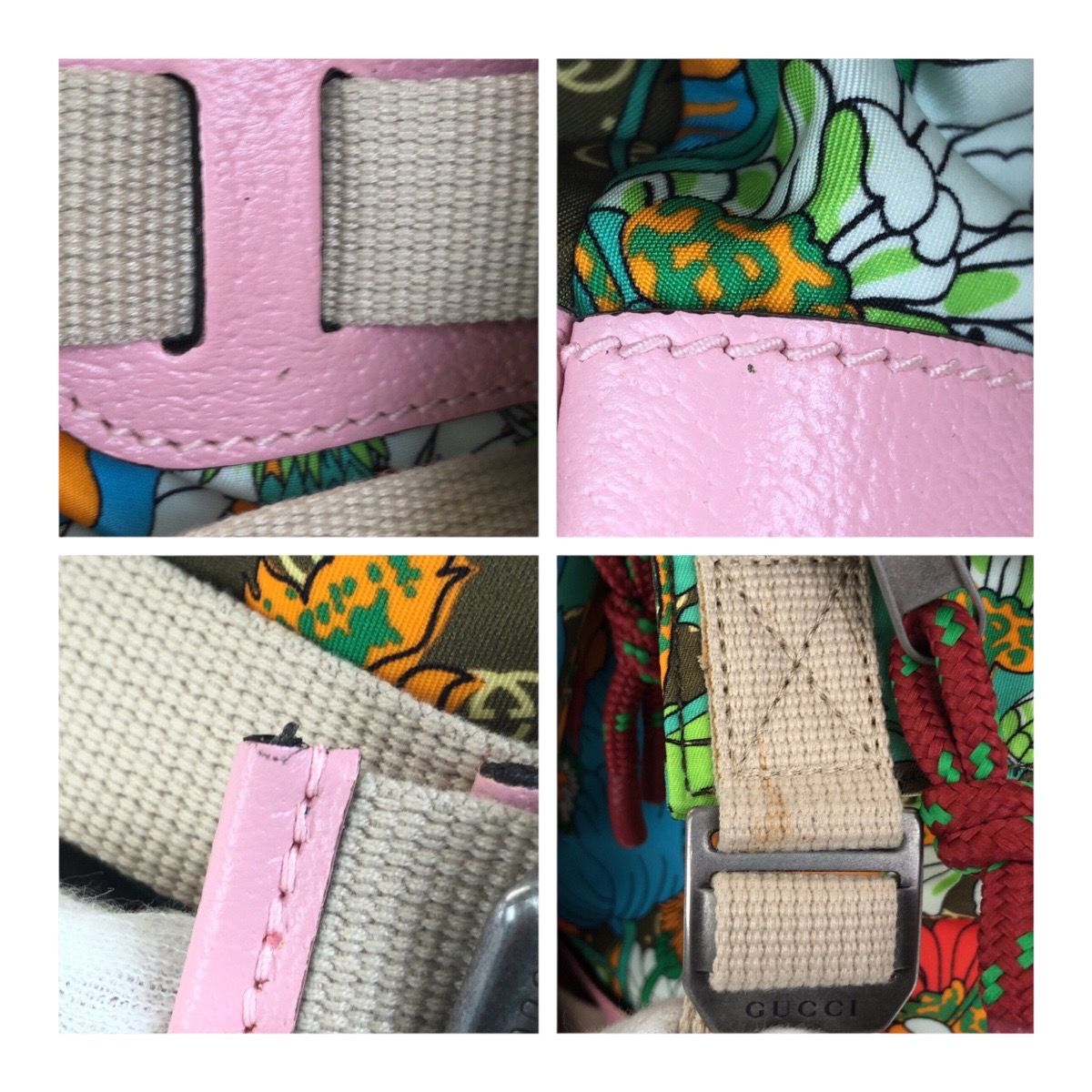 Gucci North Face Flower Multicolor Backpack — view 5