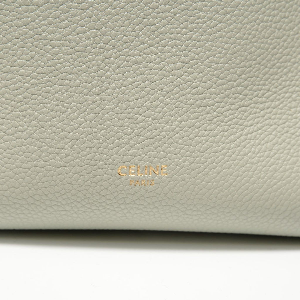 Celine Shoulder Bag Sangles Bucket Leather — view 9