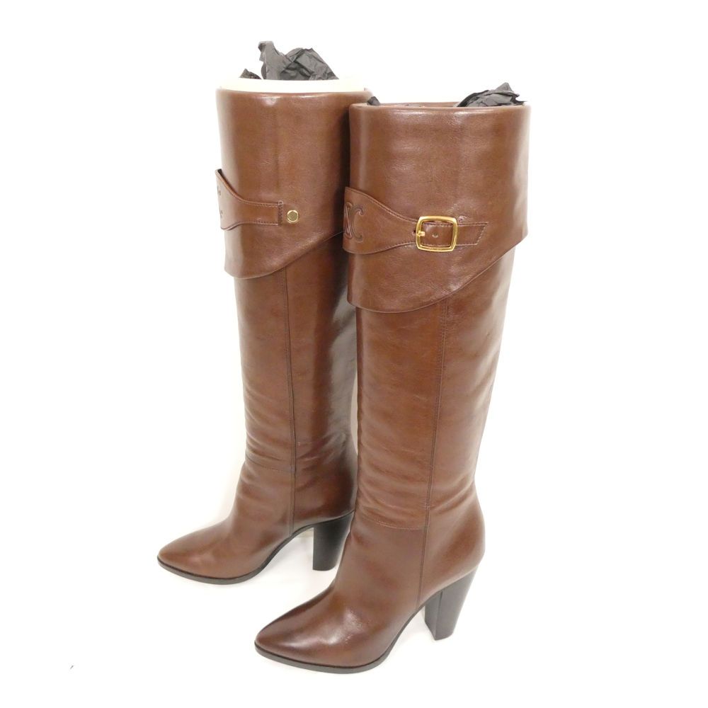 Celine Riding Boot with Triomphe Long Boots 37 Mug — view 3