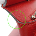 Gucci 2-Way Shoulder Bag Bamboo Leather Red — view 8