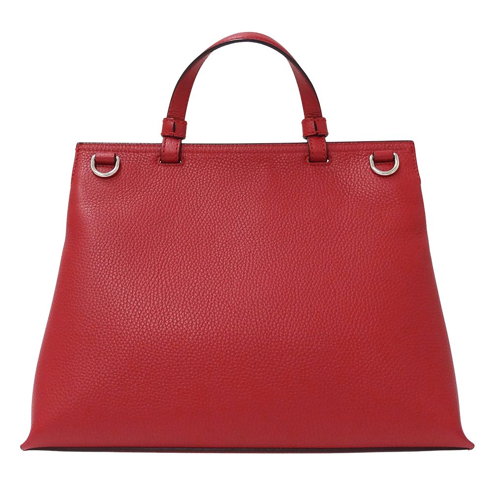 Gucci 2-Way Shoulder Bag Bamboo Leather Red — view 2