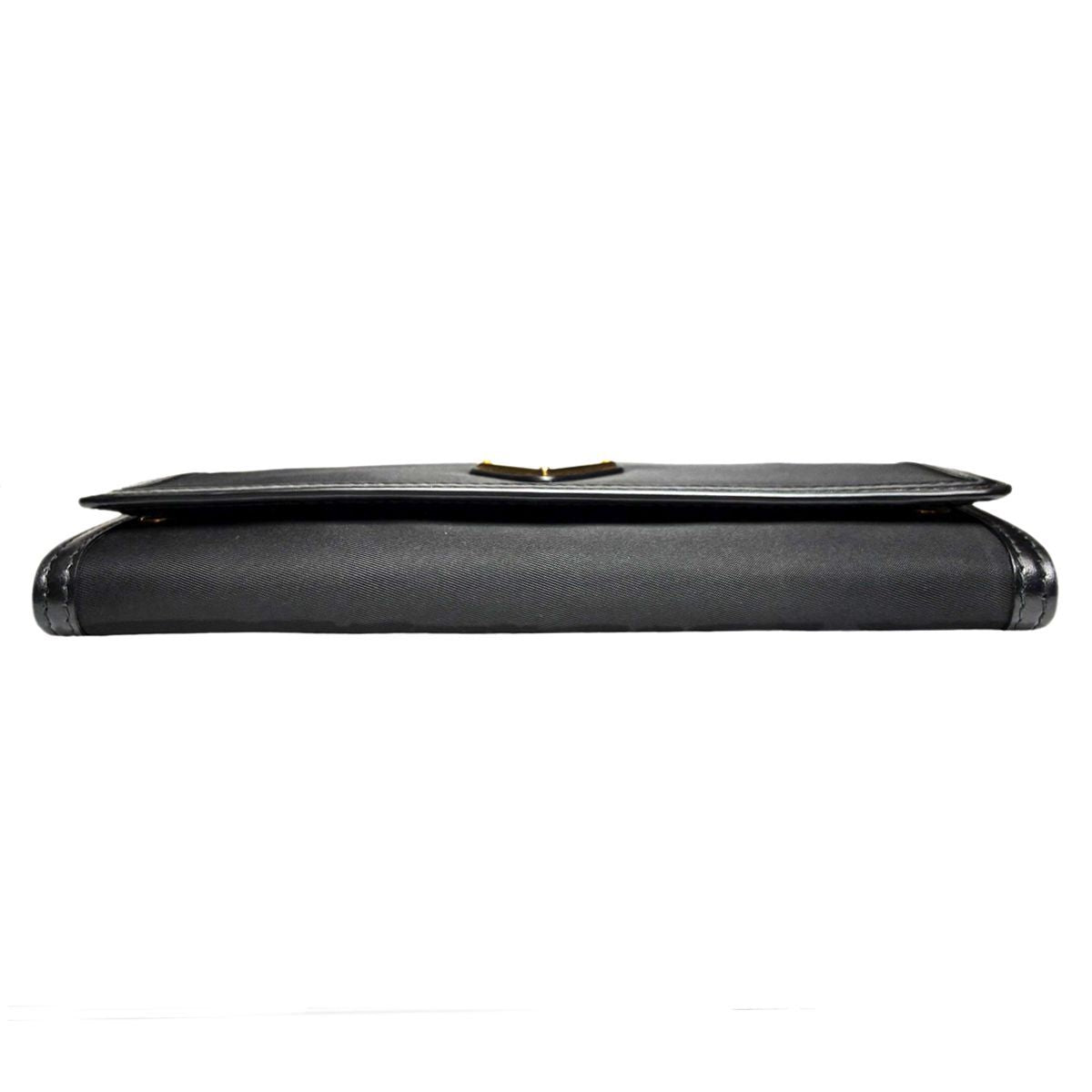 Prada Tessuto Triangle Wallet with Pass Case — view 3