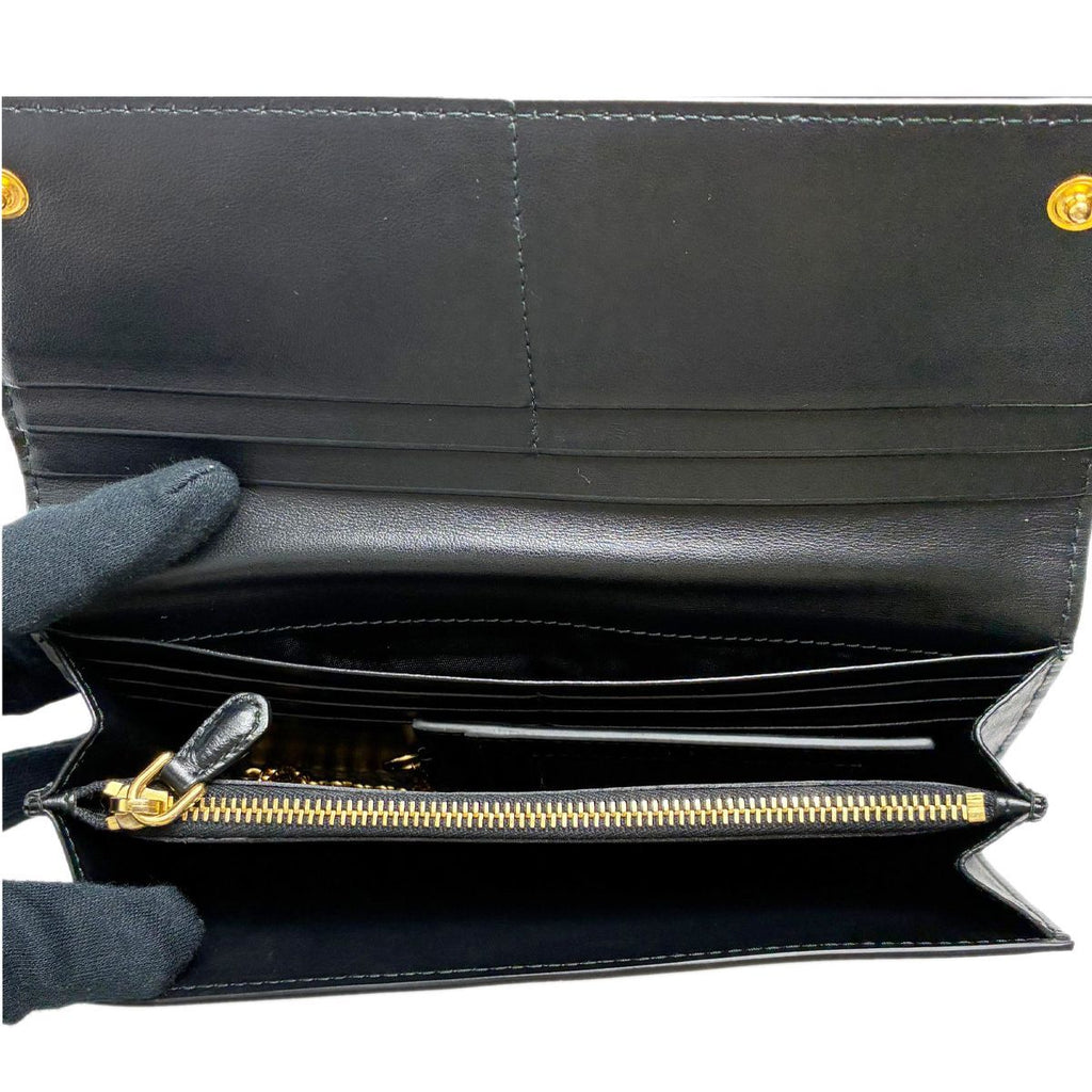 Prada Tessuto Triangle Wallet with Pass Case — view 8