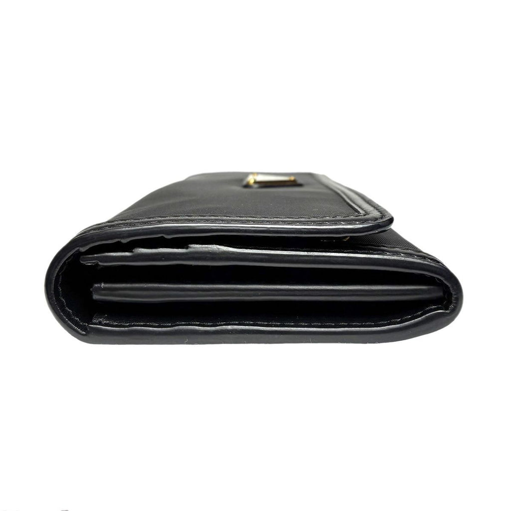 Prada Tessuto Triangle Wallet with Pass Case — view 4
