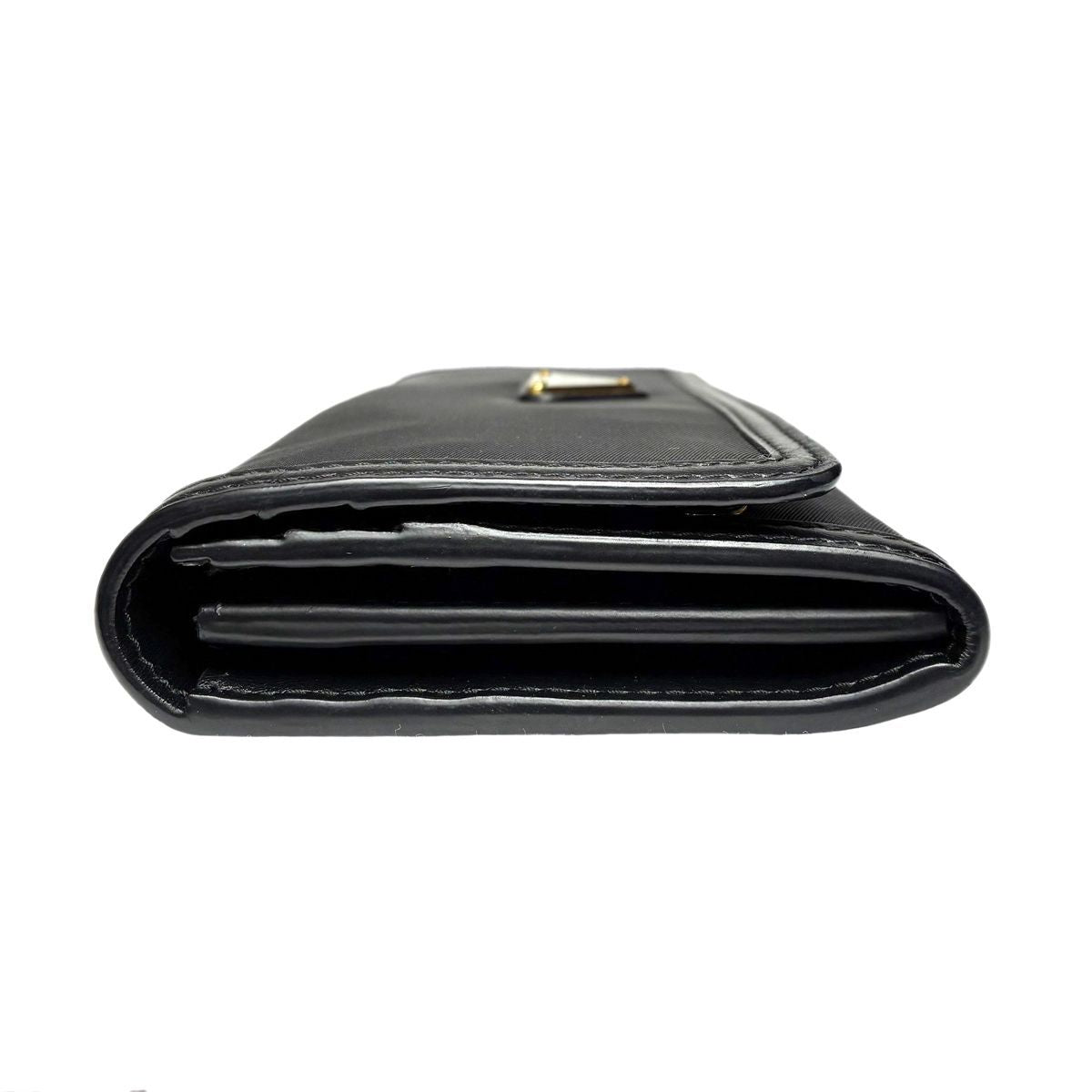 Prada Tessuto Triangle Wallet with Pass Case — view 4