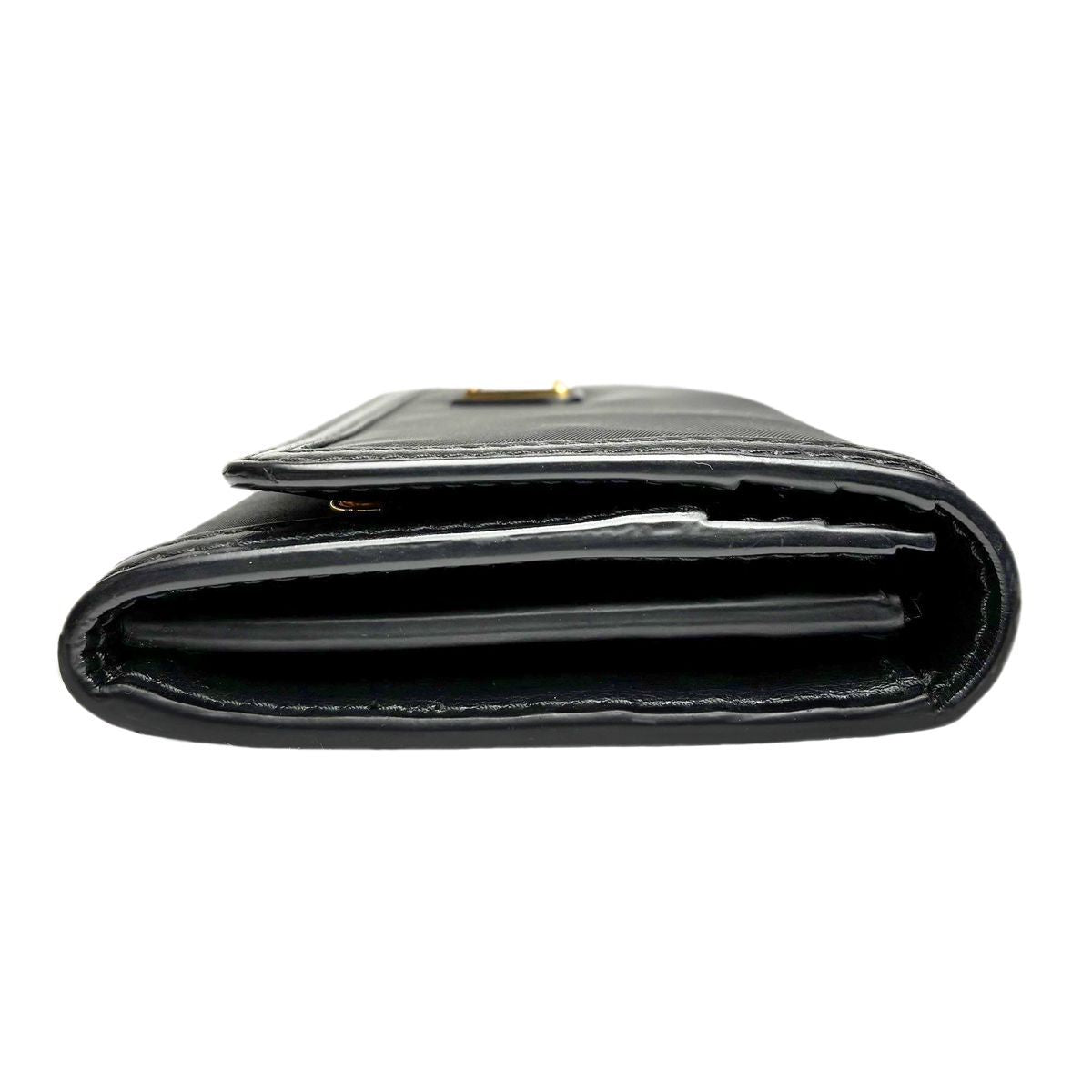 Prada Tessuto Triangle Wallet with Pass Case — view 6