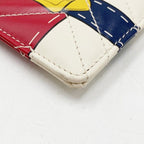 Gucci Clutch GG Marmont Ivory Red Navy Leather Belt Motif Gold — view 5