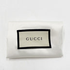 Gucci Clutch GG Marmont Ivory Red Navy Leather Belt Motif Gold — view 9