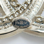 Chanel Brooch CC Logo Gold Pearl Rhinestone — view 3